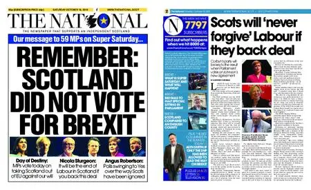 The National (Scotland) – October 19, 2019