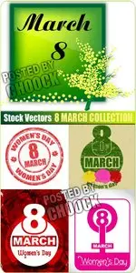8 March collection - Stock Vector