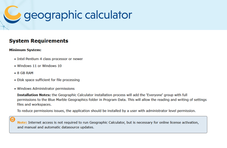 Blue Marble Geographic Calculator 2023 Build 1183