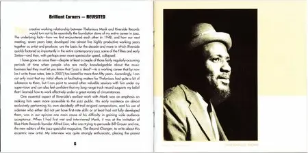 Thelonious Monk - Brilliant Corners (1956) {2008 Riverside} [Keepnews Collection Complete Series] (Item #16of27)