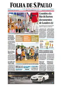 Jornal Folha de São Paulo - 22 de setembro de 2012 - Sábado