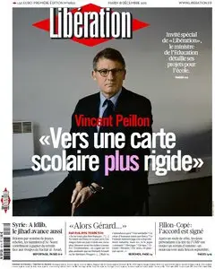 Libération du Mardi 18 Décembre 2012