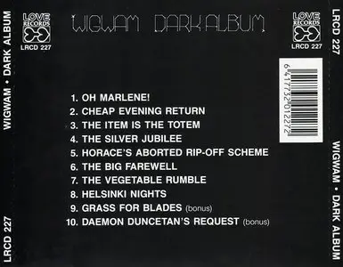 Wigwam - Dark Album (1977) [Reissue 1991]
