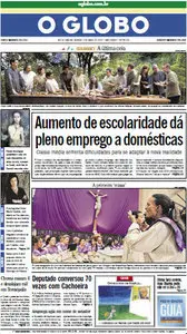 Jornal O Globo - 7 de abril de 2012 - Sábado