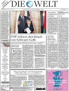 Die Welt am 25. September 2012