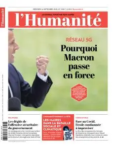 L’Humanite - 16 Septembre 2020