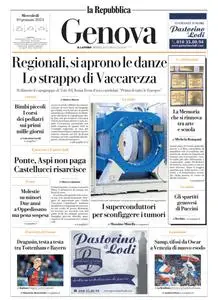 la Repubblica Genova - 10 Gennaio 2024