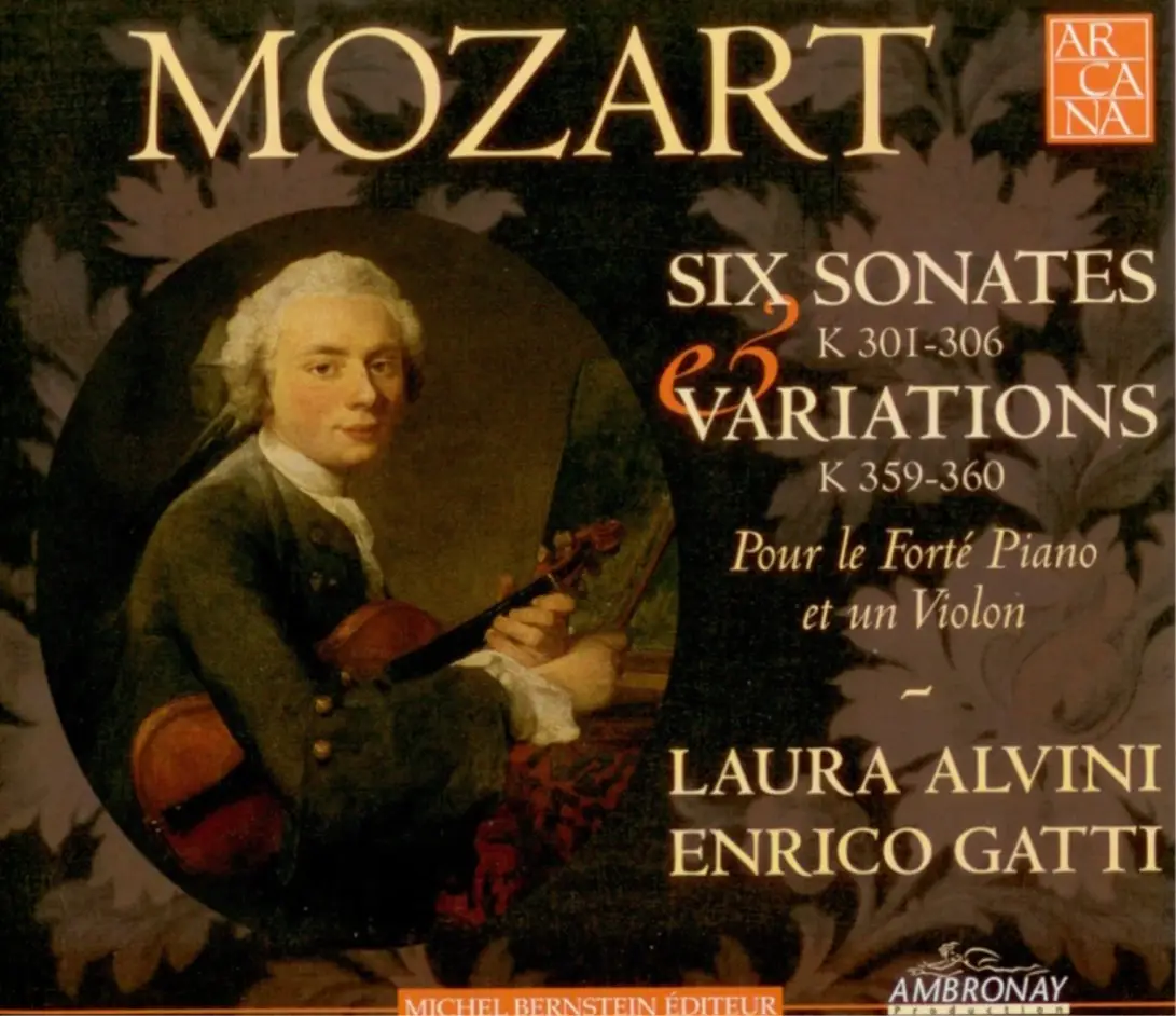 Wolfgang Amadeus Mozart - Six Sonates K 301-306 Variations K 359-360 ...