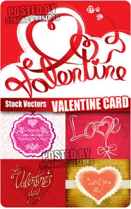 Valentine card - Stock Vectors