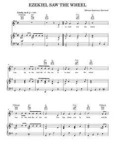 Ezekiel Saw The Wheel - John Newton, Traditional Spiritual (Piano-Vocal-Guitar)