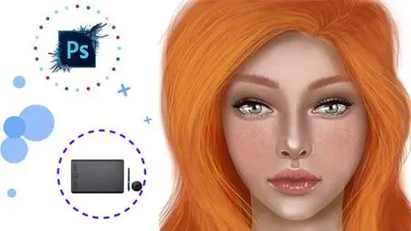 Digital Art : Paint Digital Portraits (Step-By-Step)