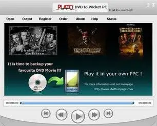 Plato DVD to Pocket PC Converter v5.49