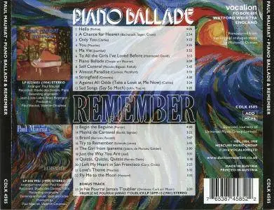 Paul Mauriat - Piano Ballade & Remember (2016) {Remastered}