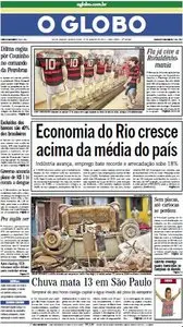 Jornal O Globo - 12 de janeiro de 2011