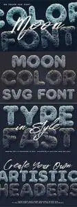 Moon Color Font