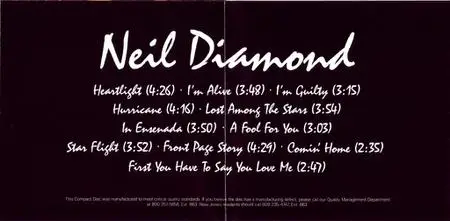 Neil Diamond - Heartlight (1982) [1987, Reissue]