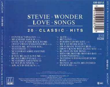 Stevie Wonder - Love Songs: 20 Classic Hits (1985)
