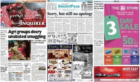 Philippine Daily Inquirer – January 31, 2014