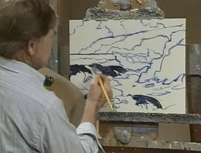 E. John Robinson "Painting The Sea In Oils - Lesson #1 - The Big Wave"