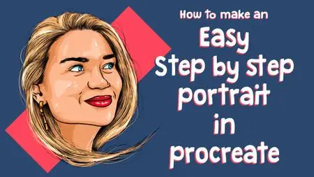 Easy Step-by-Step Digital Portrait in Procreate