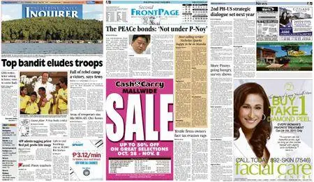 Philippine Daily Inquirer – October 28, 2011