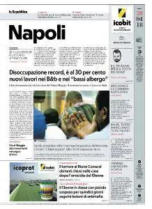 la Repubblica Napoli - 28 Aprile 2018