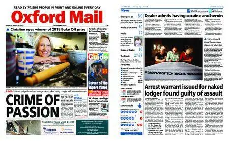 Oxford Mail – August 30, 2018