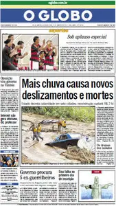 Jornal O Globo - 17 de janeiro de 2011 