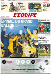 L'Equipe Edition du Lundi 7 Janvier 2013