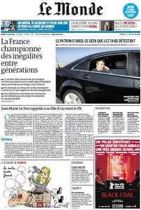 Le Monde du Mardi, 10. Juin 2014