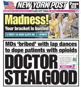 New York Post - March 17, 2018