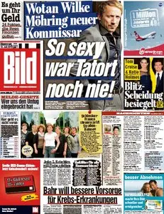 Bild Zeitung vom 10. Juli 2012