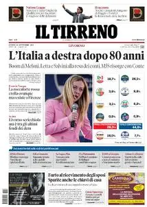 Il Tirreno Livorno - 26 Settembre 2022