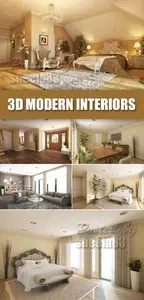 Stock Photo - 3D Modern Interiors