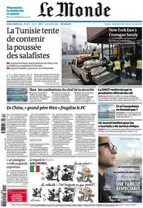 Le Monde et Supplément Economique du Mardi 30 Octobre 2012
