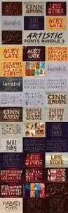 Artistic Fonts Bundle 3 1646604