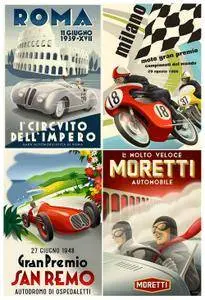 Vintage Car Posters and Racing Posters 3