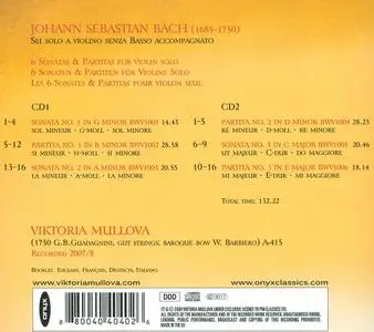 Viktoria Mullova - J.S. Bach - 6 Solo Sonatas & Partitas for Solo Violin (2009) (Repost)