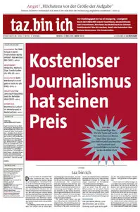 Tageszeitung TAZ vom 09 Maerz 2015