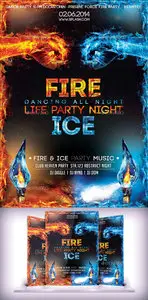 Graphicriver - Fire & Ice Party Flyer