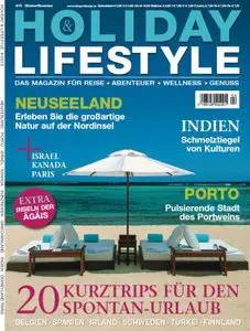 Holiday Lifestyle Magazin fuer Reise Abenteuer Wellness Genuss Oktober November No 04 2013