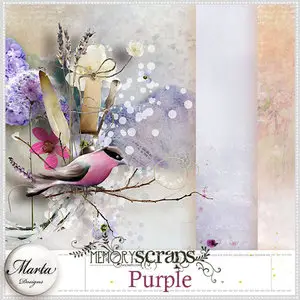 2 Vintage Flowers Mini Scrap Kits 