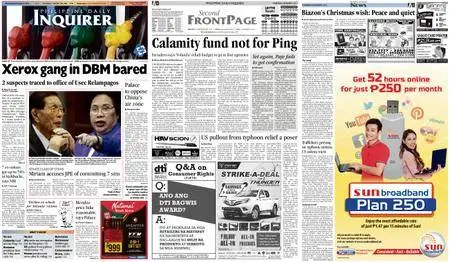 Philippine Daily Inquirer – December 05, 2013