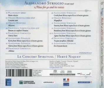 Alessandro Striggio (1536-1592) - Mass for 40 and 60 voices - Le Concert Spirituel & Hervé Niquet (2012) {Glossa GCDSA 921623}