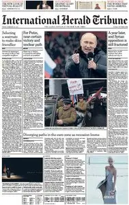 International Herald Tribune from Friday, 24. February 2012
