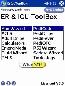 Medic Software for PDA