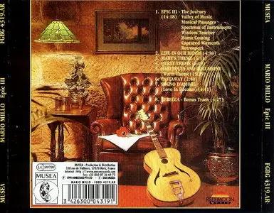 Mario Millo - Epic III (1979) [Reissue 1999]