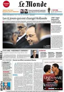Le Monde & Suppléments du Dimanche 19 et Lundi 20 Janvier 2014
