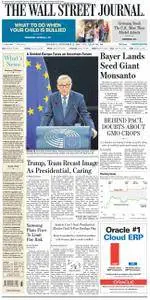 The Wall Street Journal Europe  September 15 2016