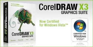 CorelDraw Graphics Suite X3 Vista Ready